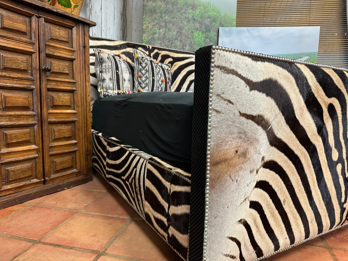 Zebra Skin Beds