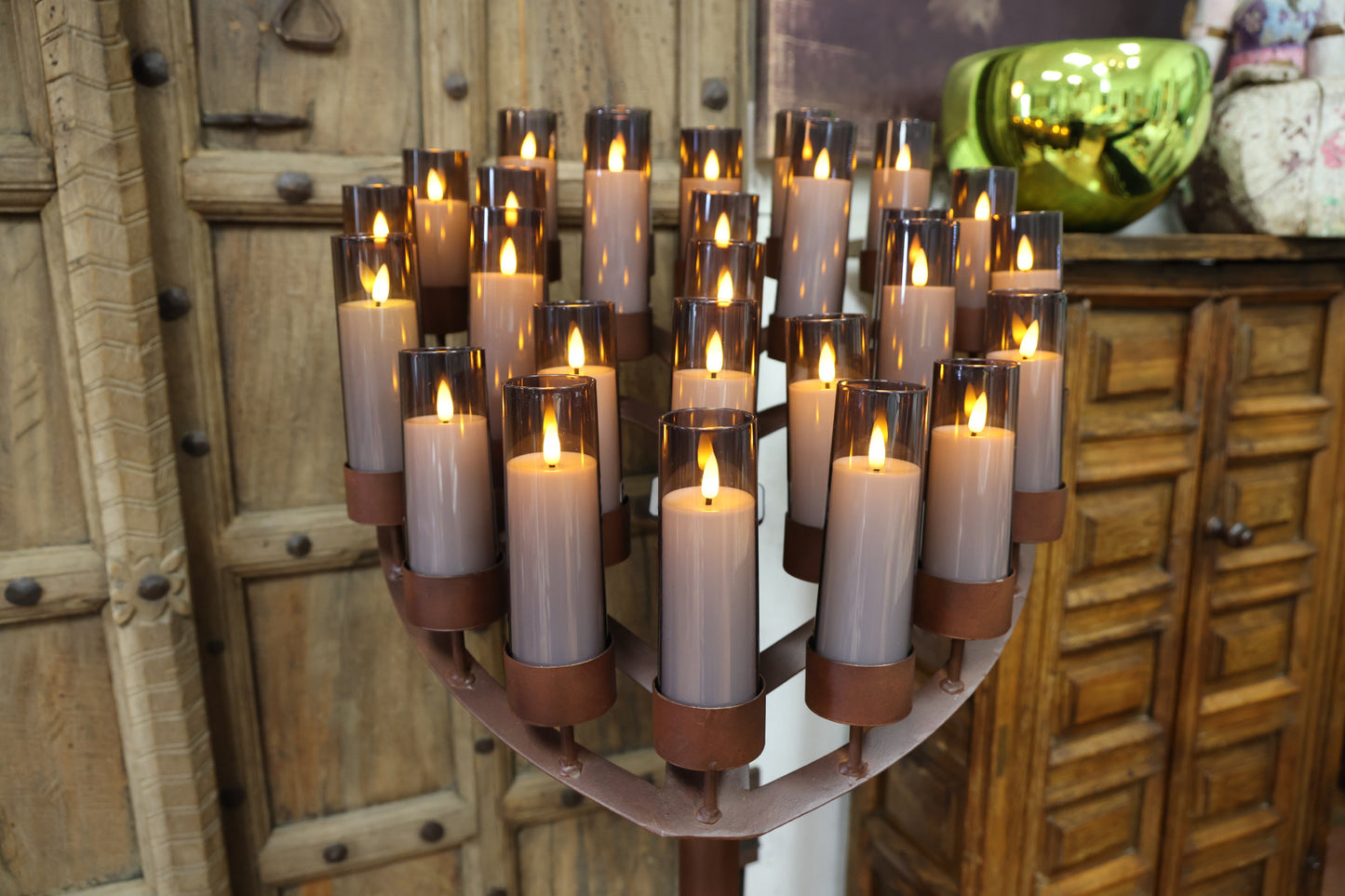 Floor Candelabra In Shape Of Heart